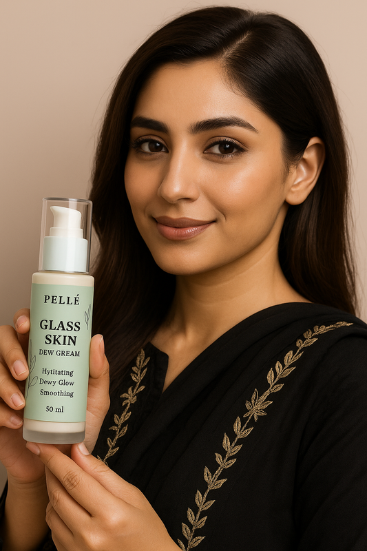 🌿 PELLÉ Glass Skin Dew Cream – Deep Hydration, Dewy Glow, Skin-Smoothing (50 ml)