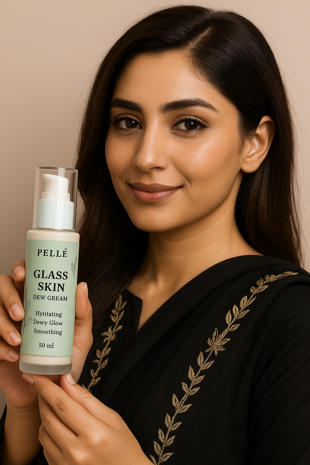 🌿 PELLÉ Glass Skin Dew Cream – Deep Hydration, Dewy Glow, Skin-Smoothing (50 ml)